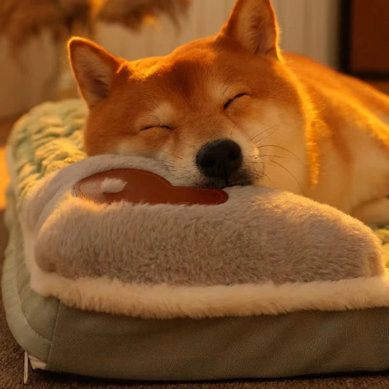 Orthopedic Memory Foam Dog Bed – Washable Pet Cushion with Removable Cover