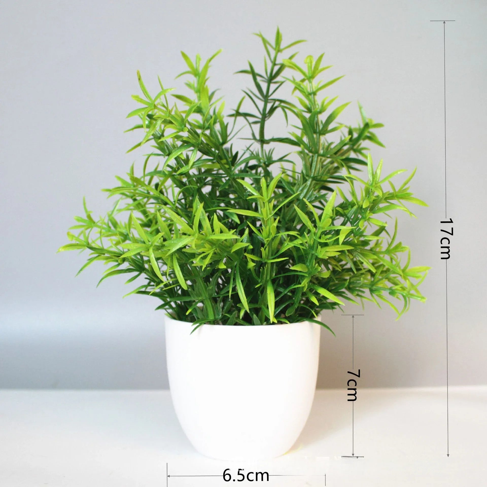 Artificial Potted Green Plant – Decorative Fake Bonsai for Home Décor
