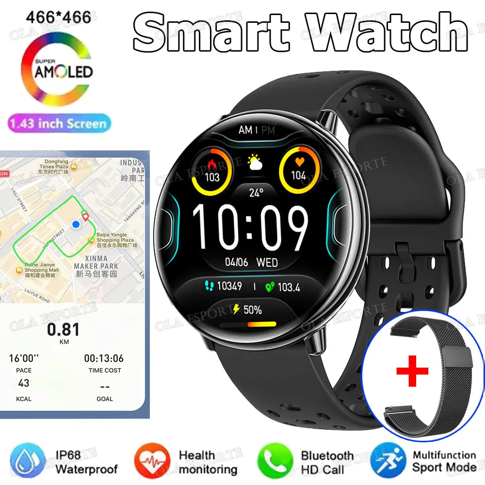 Pour Amazfit Active 2 GPS montre intelligente hommes femmes Ai GPT Amoled étanche Sport montre intelligente boussole NFC BT appel montres pour