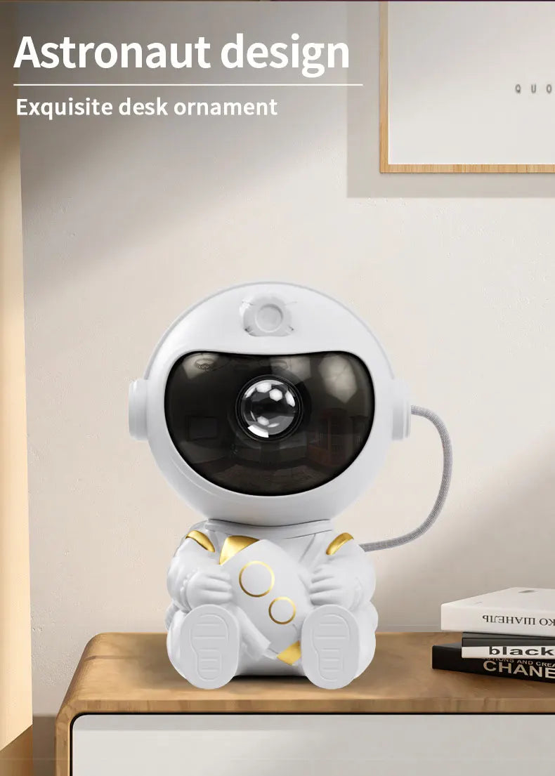 Astronaut Galaxy Projector – LED Starry Sky Night Light for Bedroom & Room Decor