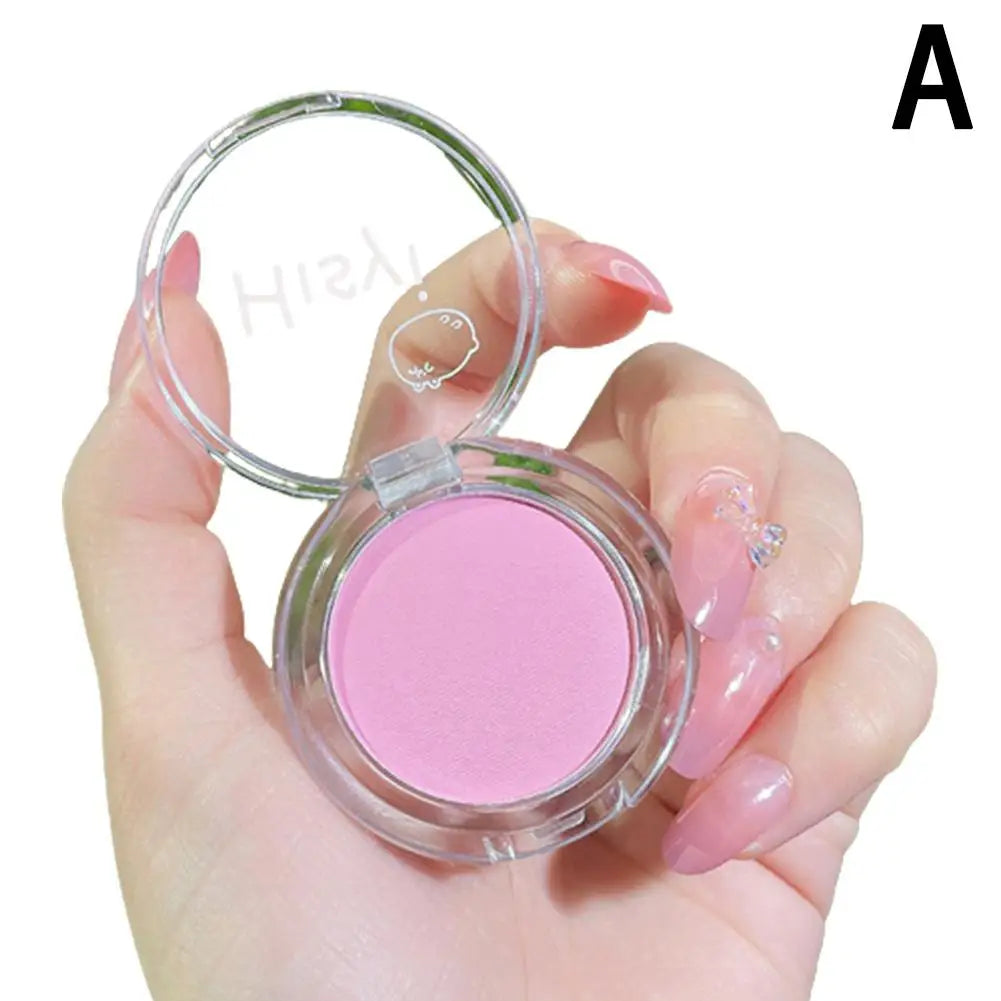 Blush mat pour filles – Crème pêche, maquillage rose et rouge pour joues – Poudre blush, teinte pour contour, palette de joues