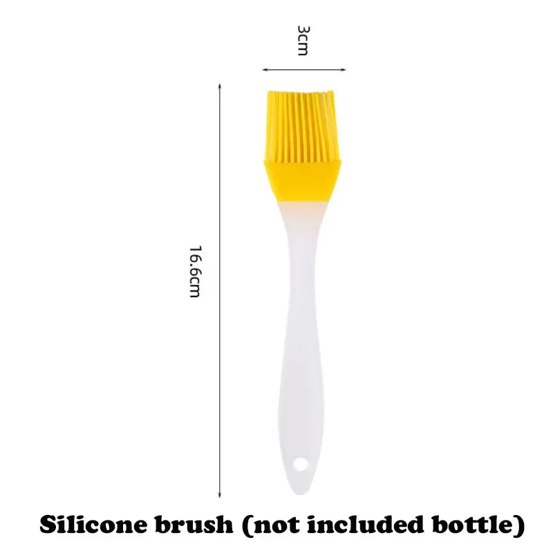 2-in-1 Oil Sprayer & Brush Bottle – 200ml / 300ml / 500ml Kitchen Oil Mister for Cooking, Baking & BBQ