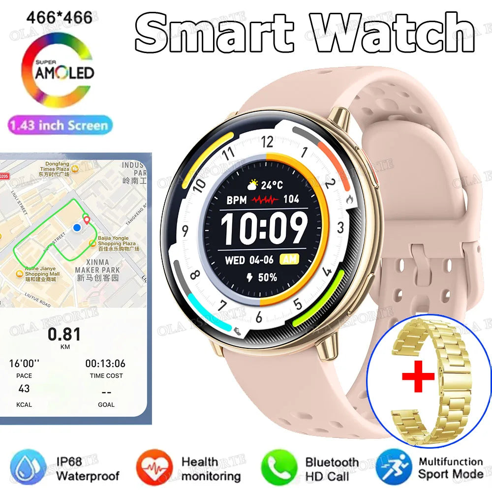 Pour Amazfit Active 2 GPS montre intelligente hommes femmes Ai GPT Amoled étanche Sport montre intelligente boussole NFC BT appel montres pour