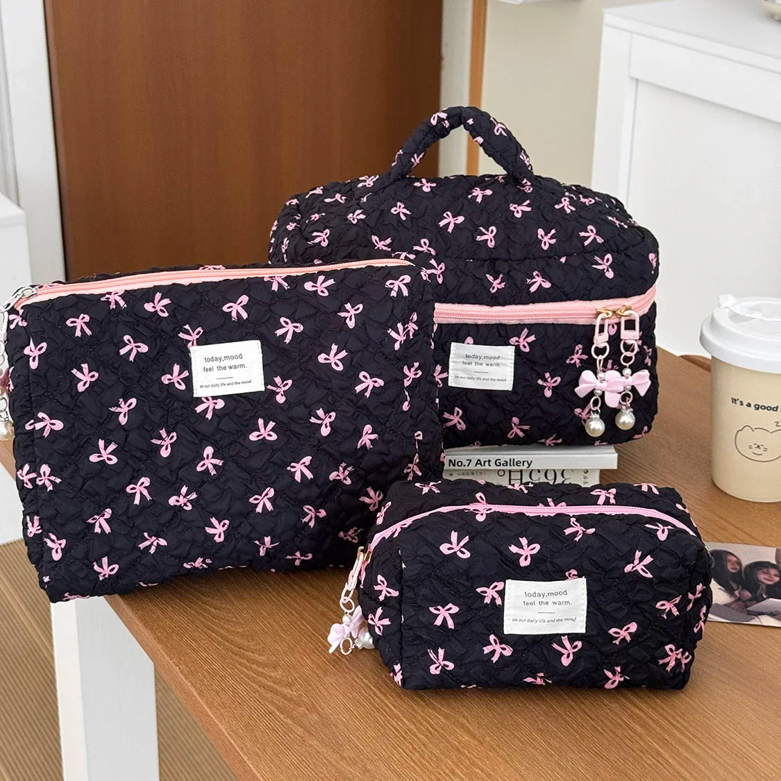 Floral Cosmetic Travel Bag