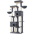 213 cm Extra-Large Cat Tree – Multi-Level Cat Tower with Caves & Platforms