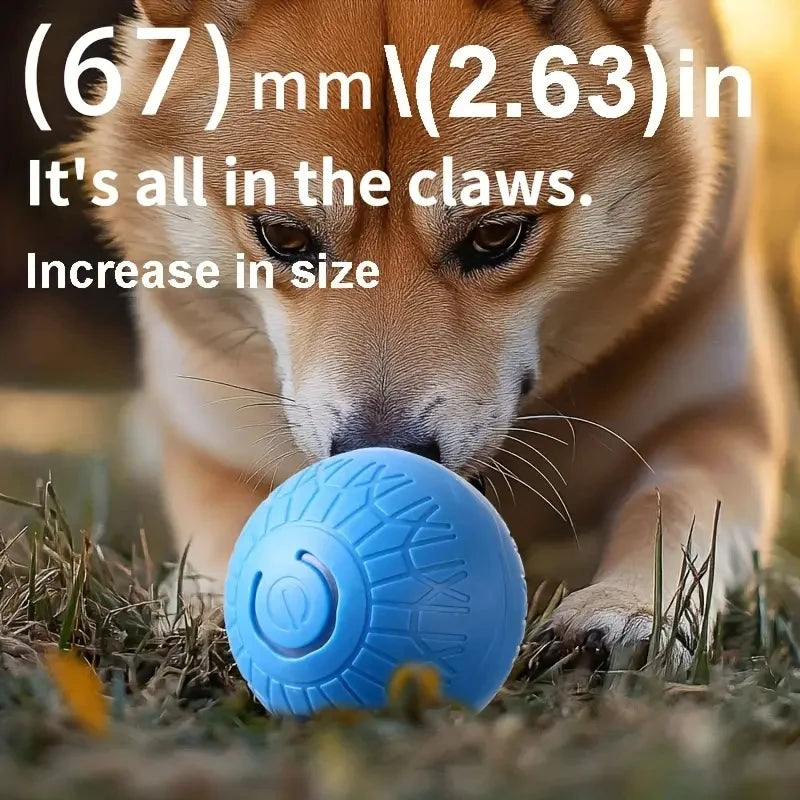 Smart Automatic Rolling Dog Ball – USB Rechargeable Interactive Pet Toy