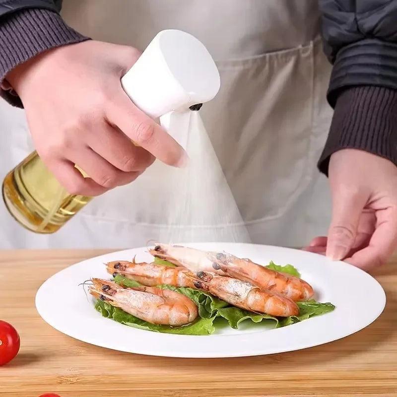 Reusable Olive Oil Sprayer Bottle – Food-Grade Oil & Vinegar Mist Dispenser for Cooking, BBQ & Kitchen Use