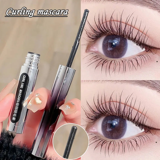 Mascara métal fibres de soie brosse ultra-fine noir et marron waterproof longue tenue recourbant extensions cils