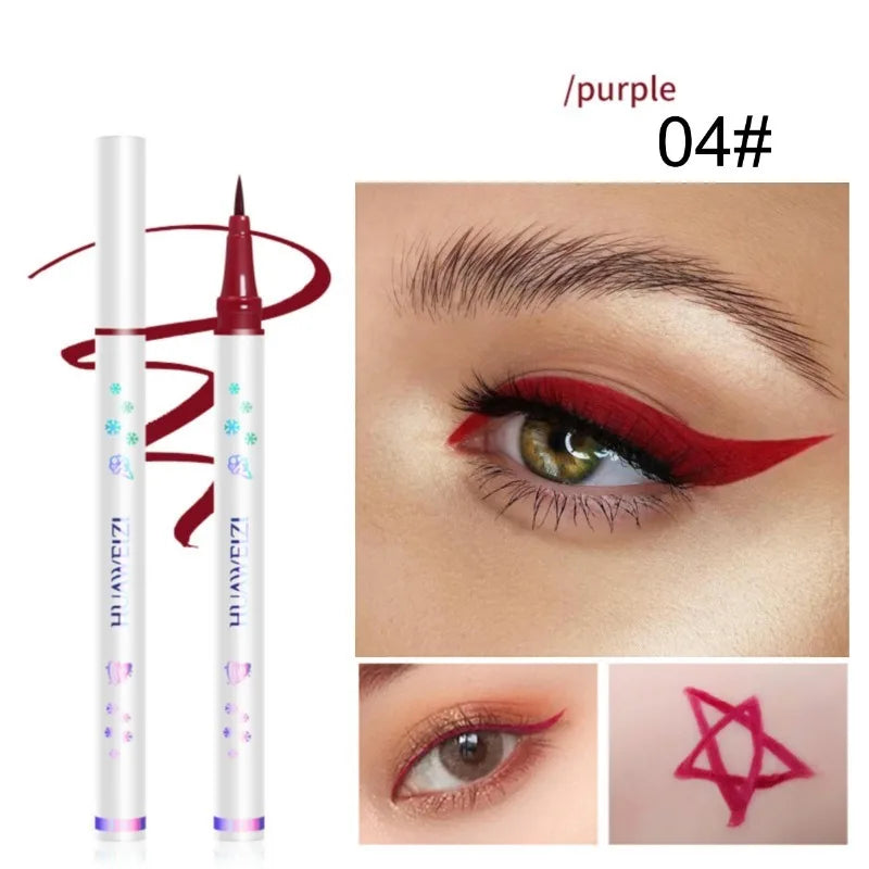 L'eyeliner liquide noir est imperméable, longue durée, résistant aux taches et à la décoloration pour créer facilement un charmant maquillage pour les yeux