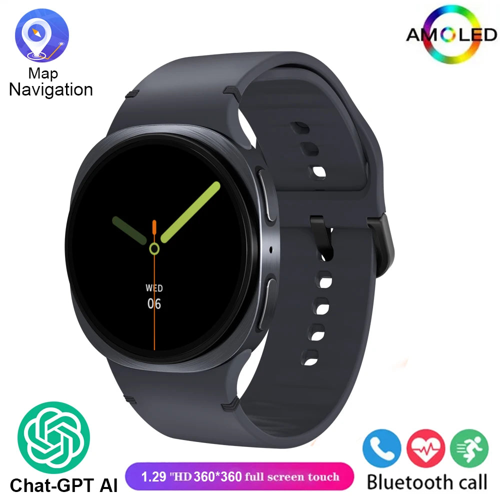 2025 nouvelles montres 8 Mini GPS piste montre intelligente pour hommes femmes santé Sport AMOLED fréquence cardiaque Bluetooth appel étanche Smartwatch