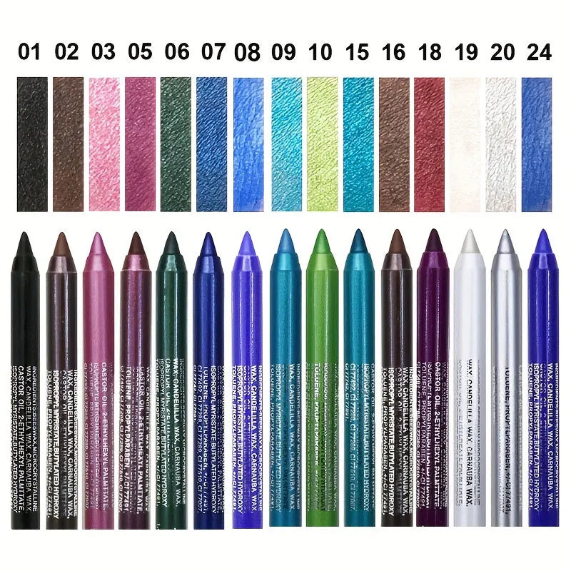 Eyeliner Crayon Waterproof – Haute Brillance et Longue Tenue