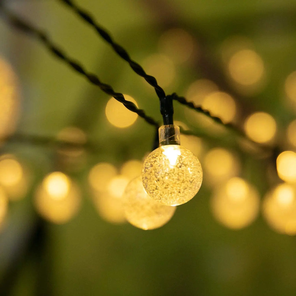 200 LED Solar Globe String Lights – Waterproof Outdoor Fairy Lights