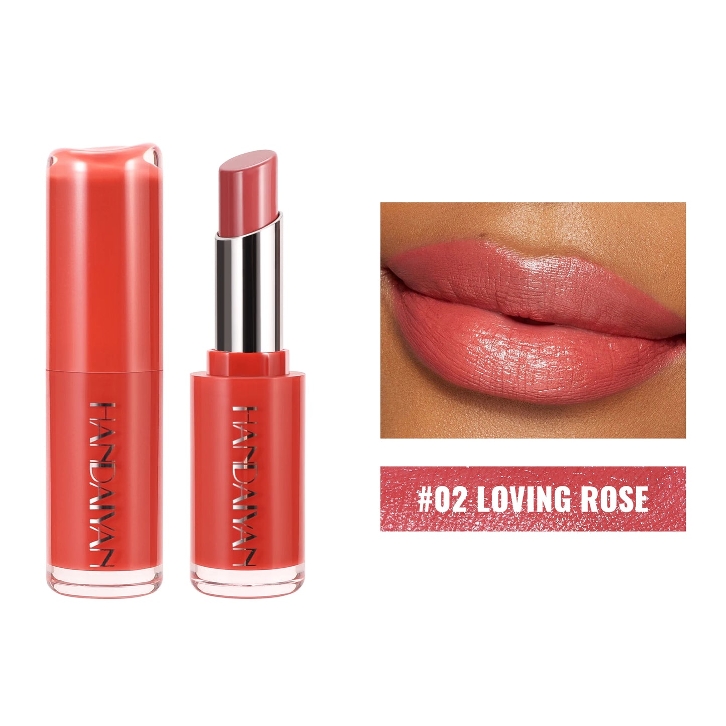 Rouge à Lèvres Velours Mat 8 Couleurs – Longue Tenue, Couleur Intense, Anti-Chute, Hydratant, Fini Naturel