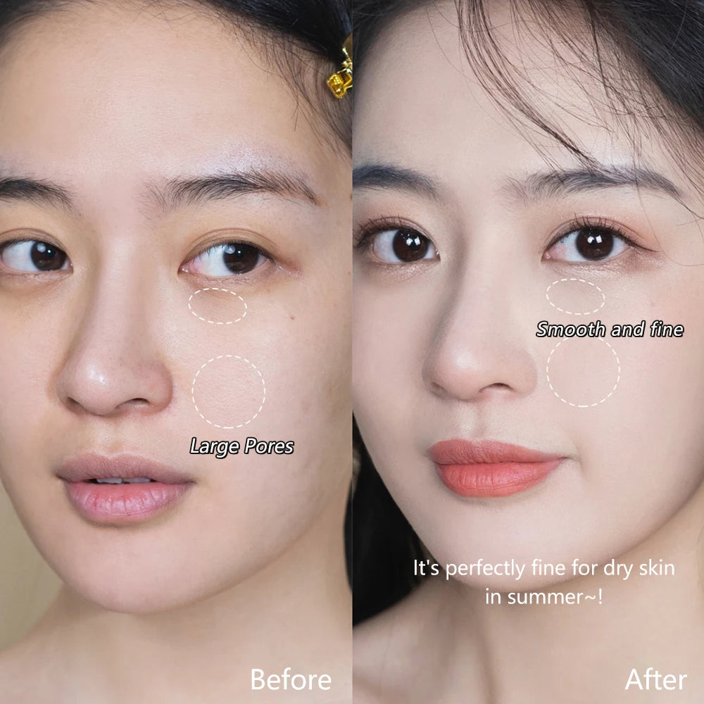 Poudre pressée naturelle – Contrôle de l’huile, effet mat durable, longue tenue, waterproof, légère, couvrance pour le visage, cosmétiques pour femmes