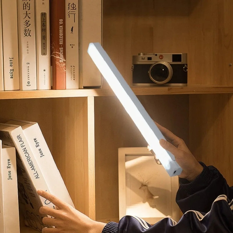 USB Rechargeable Motion Sensor LED Light Bar – Magnetic Night Light for Closet, Kitchen & Bedroom