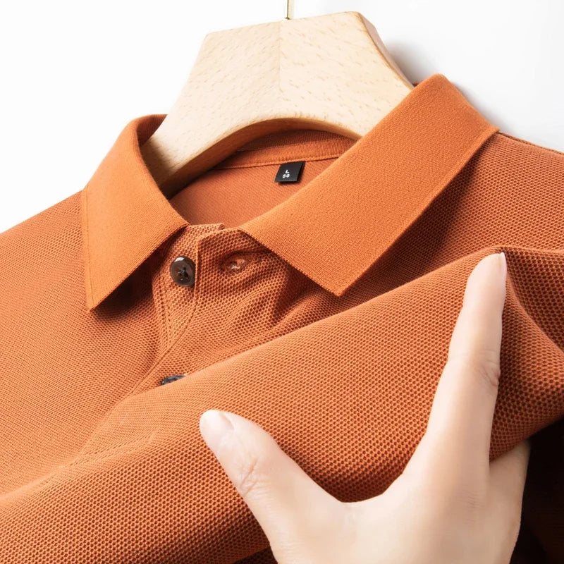 Polo 100% coton pour hommes – T-shirt respirant décontracté d'été, 19 couleurs, idéal pour le golf et le sport, décontracté d'affaires, finition semblable à la soie