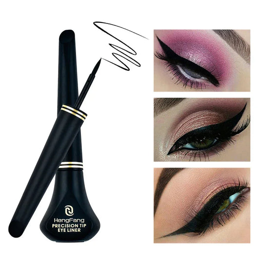 1 Pc Eyeliner Liquide Noir Nouveau – Longue Tenue, Étanche, Crayon Yeux, Maquillage, Outil Beauté, Facile à Porter