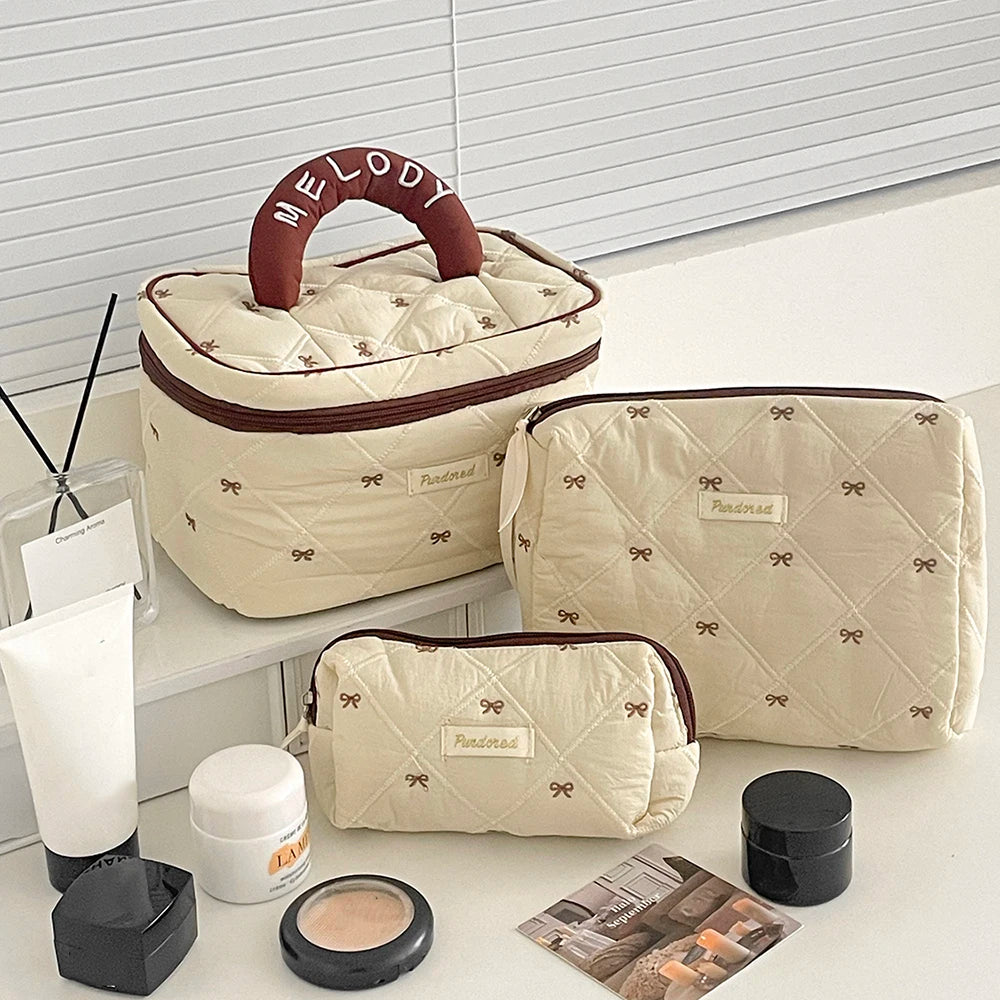Floral Cosmetic Travel Bag