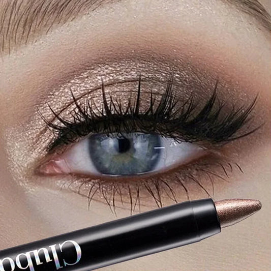 Crayon fards à paupières double embout, highlighter et illuminateur, nacré et pailleté, mat et scintillant, pigments longue tenue