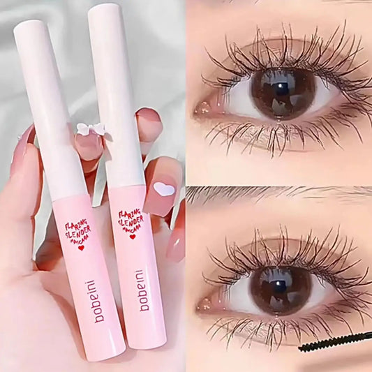 Mascara marron mat brosse ultra-fine allongeant cils noir naturel recourbant waterproof séchage rapide