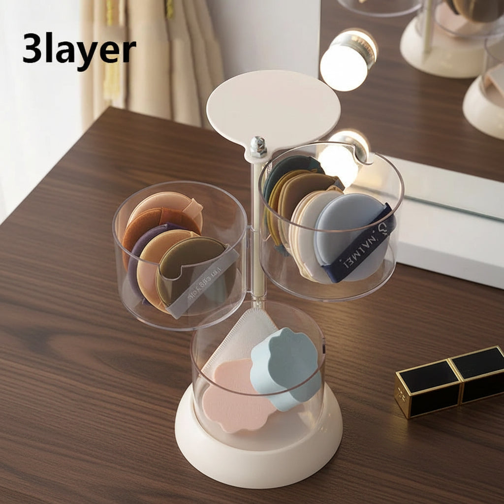 Minimalist Makeup Sponge Organizer