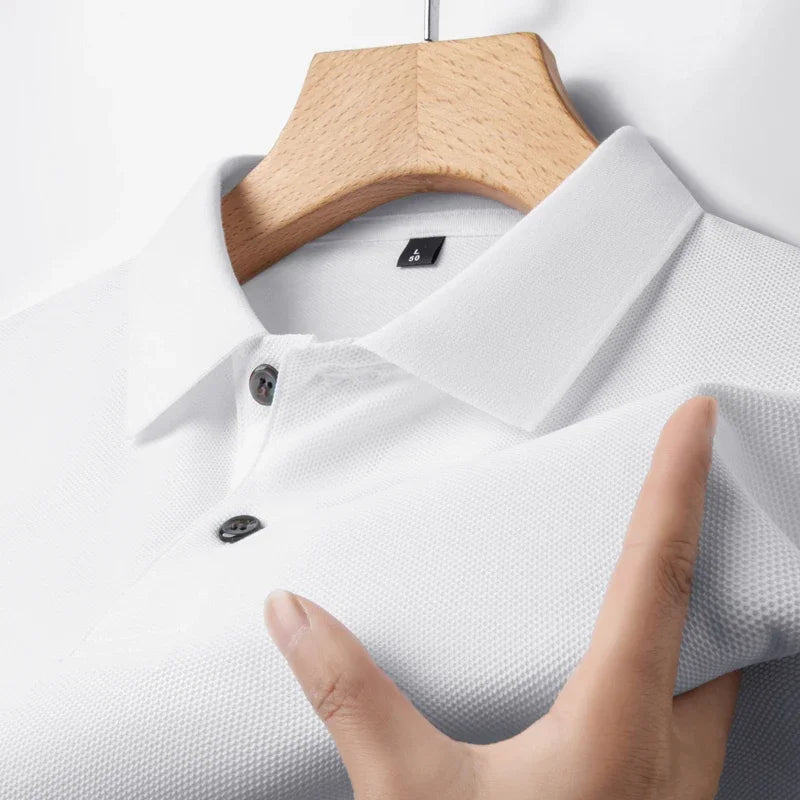 Polo 100% coton pour hommes – T-shirt respirant décontracté d'été, 19 couleurs, idéal pour le golf et le sport, décontracté d'affaires, finition semblable à la soie