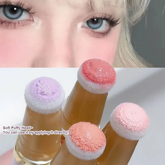 Blush Liquide Velours Mat — Pigment pour le Visage, Longue Tenue, Effet Naturel, Crème pour Joues, Teinte Rose Pêche, Maquillage Coréen