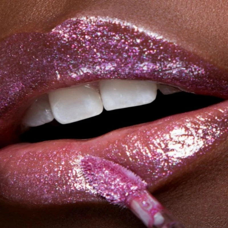 Brillant à lèvres à paillettes diamant scintillant, Pigment métallique brillant, imperméable, longue durée, perle, maquillage pour femmes