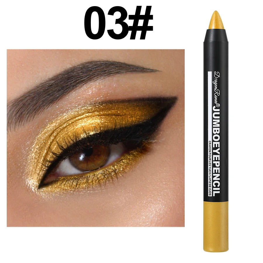 Crayon fard à paupières nacré et scintillant, délicat, illuminateur et contouring, application en un geste