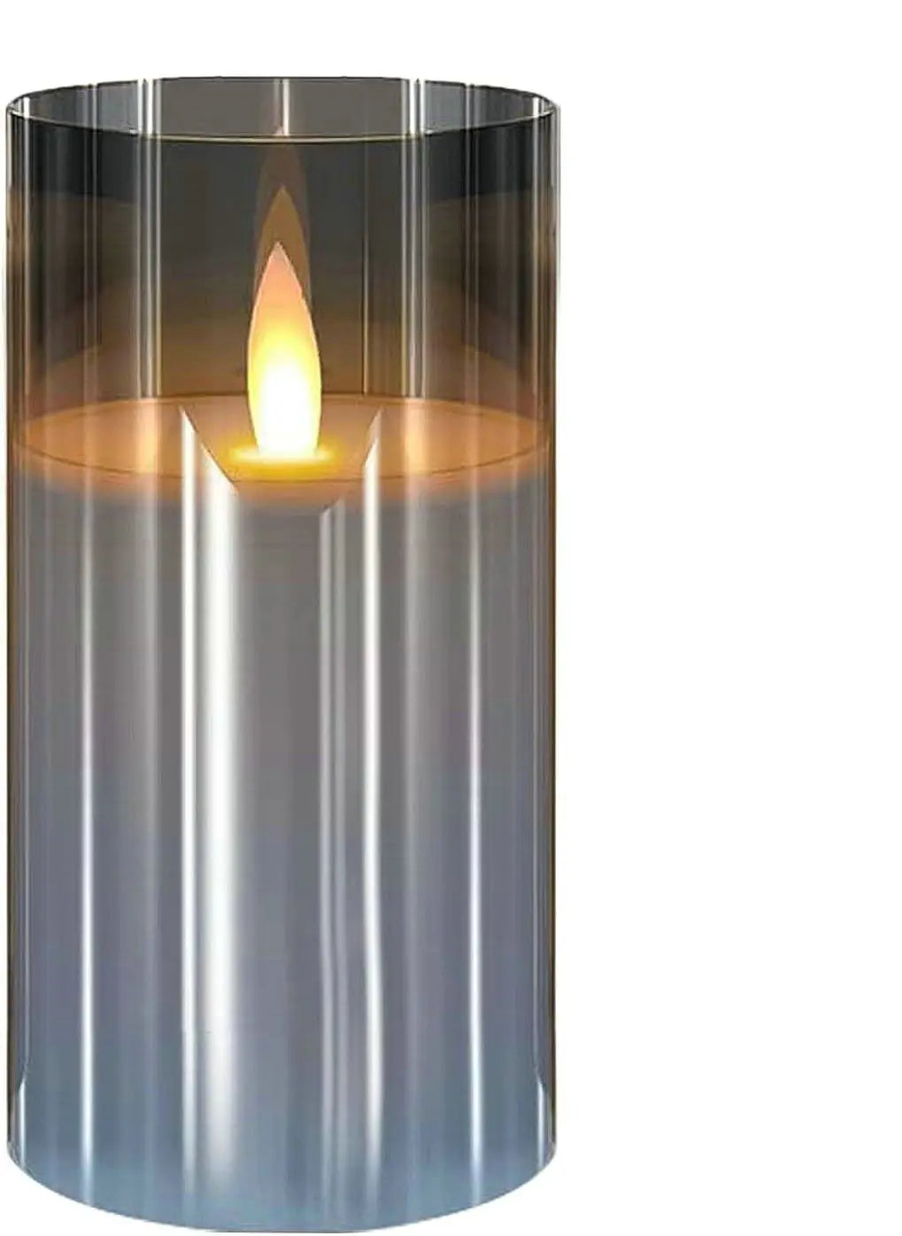 Rechargeable LED Flameless Pillar Candle Set – Real Wax Moving Wick Candles with Remote & Timer