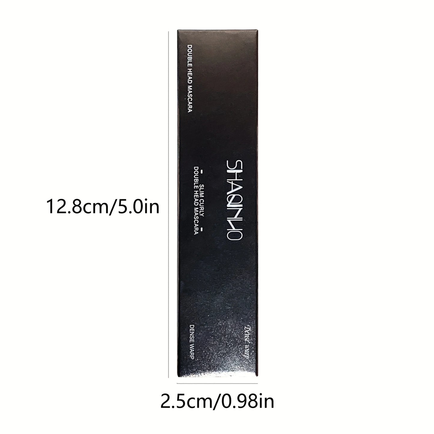 Mascara double embout allongeant et recourbant volume grands yeux waterproof anti-bavure résistant à la transpiration