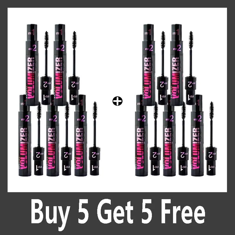 Mascara noir waterproof allongeant effet 4D extensions cils maquillage coréen