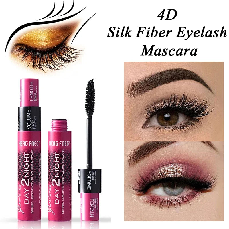 **« Mascara 2-en-1 – Volumisant, allongeant et waterproof »**