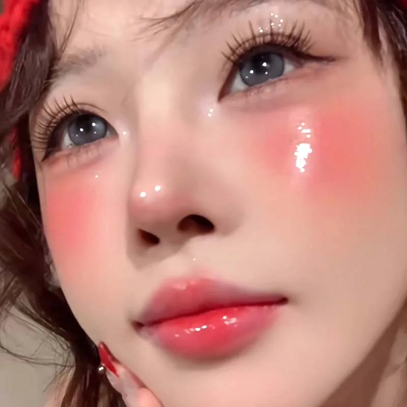 Blush Boule Dewy Juicy — Couleur Fruité pour Joues, Teint Rosé Naturel, Portable, Maquillage Éclat Sain