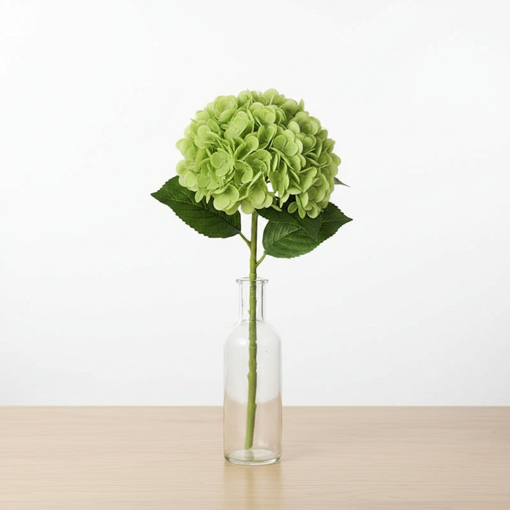 Real Touch Artificial Hydrangea Flowers – 3D Latex Bridal Bouquet Décor
