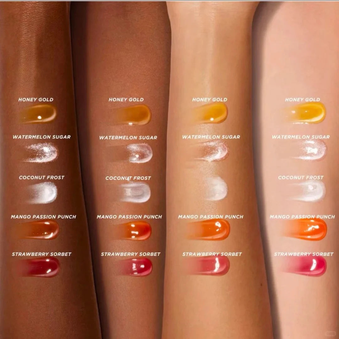 Baume à lèvres hydratant populaire Gisou – Huile à lèvres originale, soin des lèvres, teinté, effet repulpant, exfoliant et gloss repulpant