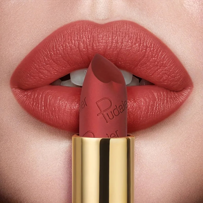 Rouge à lèvres velours mat – Waterproof et résistant à la transpiration | Application facile et portable | Gloss pratique pour un maquillage lèvres parfait