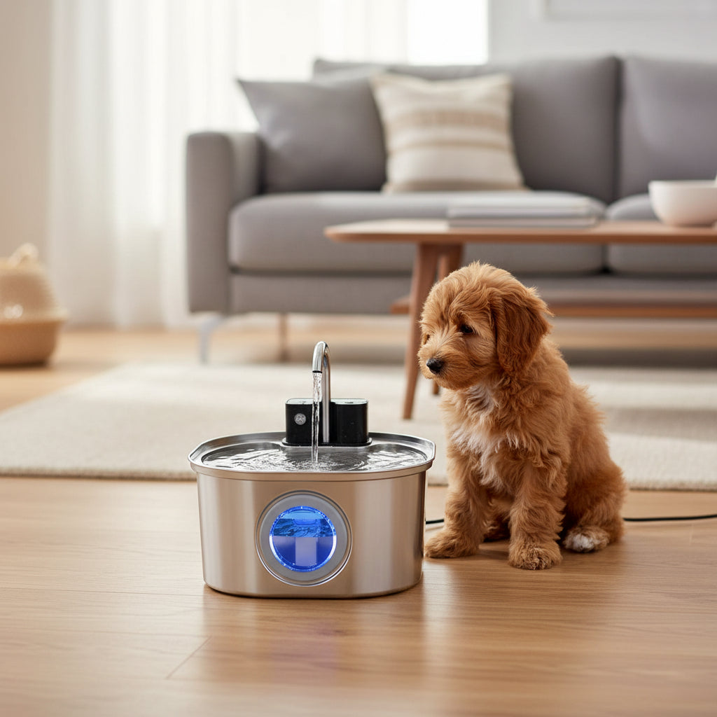 Rechargeable Smart Water Fountain for Cats & Dogs