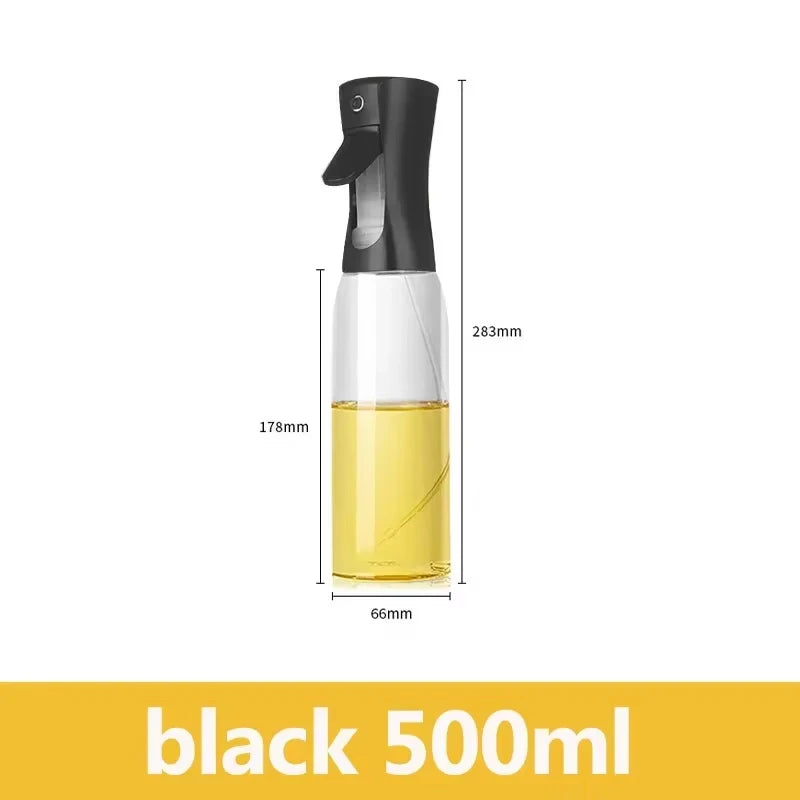 2-in-1 Oil Sprayer & Brush Bottle – 200ml / 300ml / 500ml Kitchen Oil Mister for Cooking, Baking & BBQ