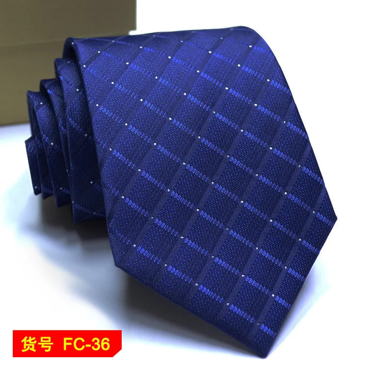 « Cravate Homme 7-8 cm – Unie, Rayée & Florale »