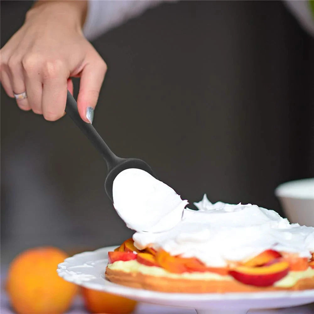 6-Piece Silicone Spatula Set – Food-Grade Non-Stick Heat-Resistant Spatulas for Cooking & Baking
