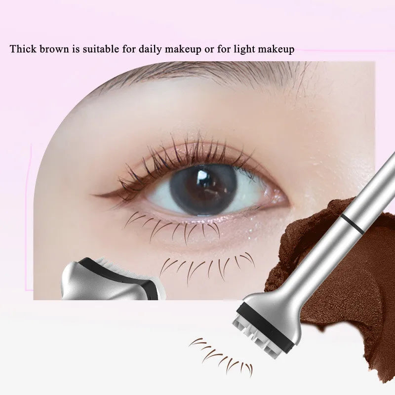 Eyeliner liquide – tampon pour cils inférieurs, waterproof, silicone, outil maquillage pratique pour débutants