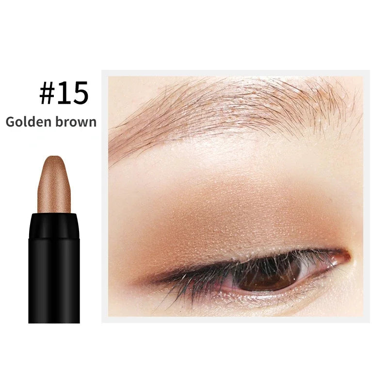 **« Crayon fard à paupières Bling 16 couleurs – Pailleté, nacré et effet soie »**