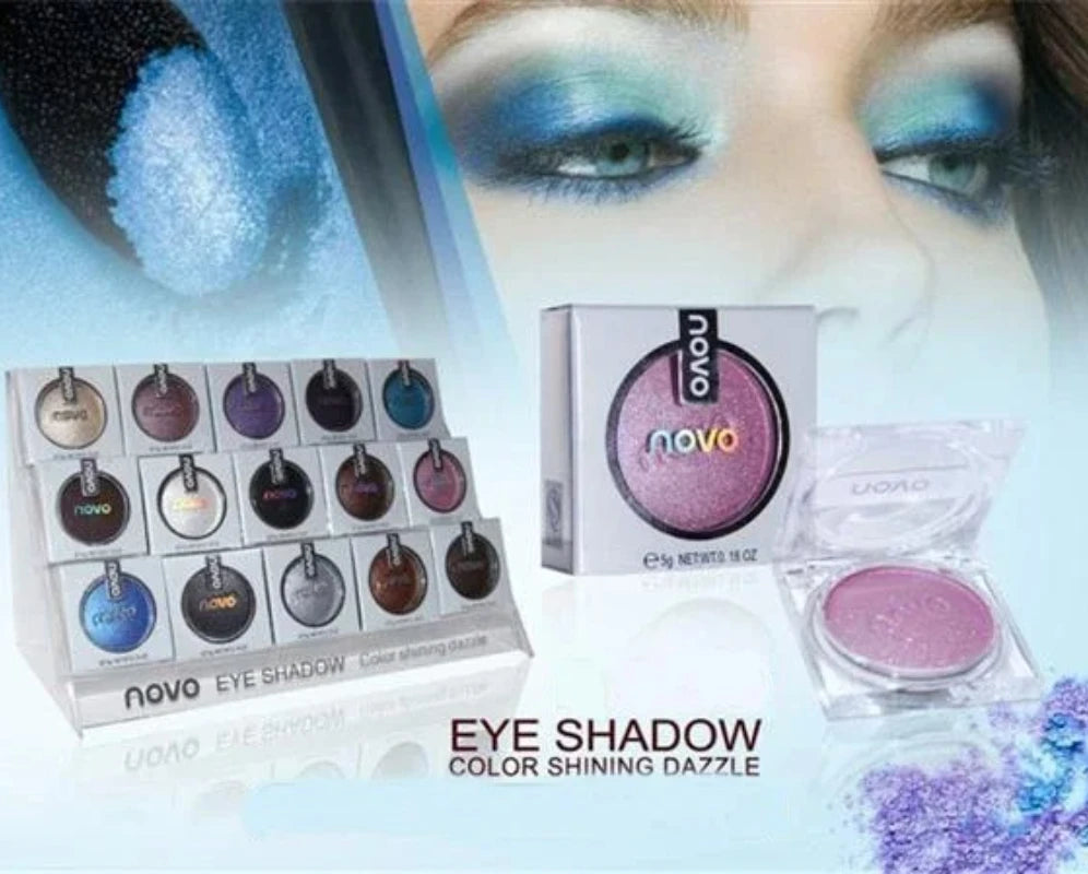 Palette Fard à Paupières Pro — Tenue Longue, Mono Couleur, Waterproof, Fini Nude, Perlé, Mat et Pailleté, Ombre à Paupières pour Maquillage Professionnel