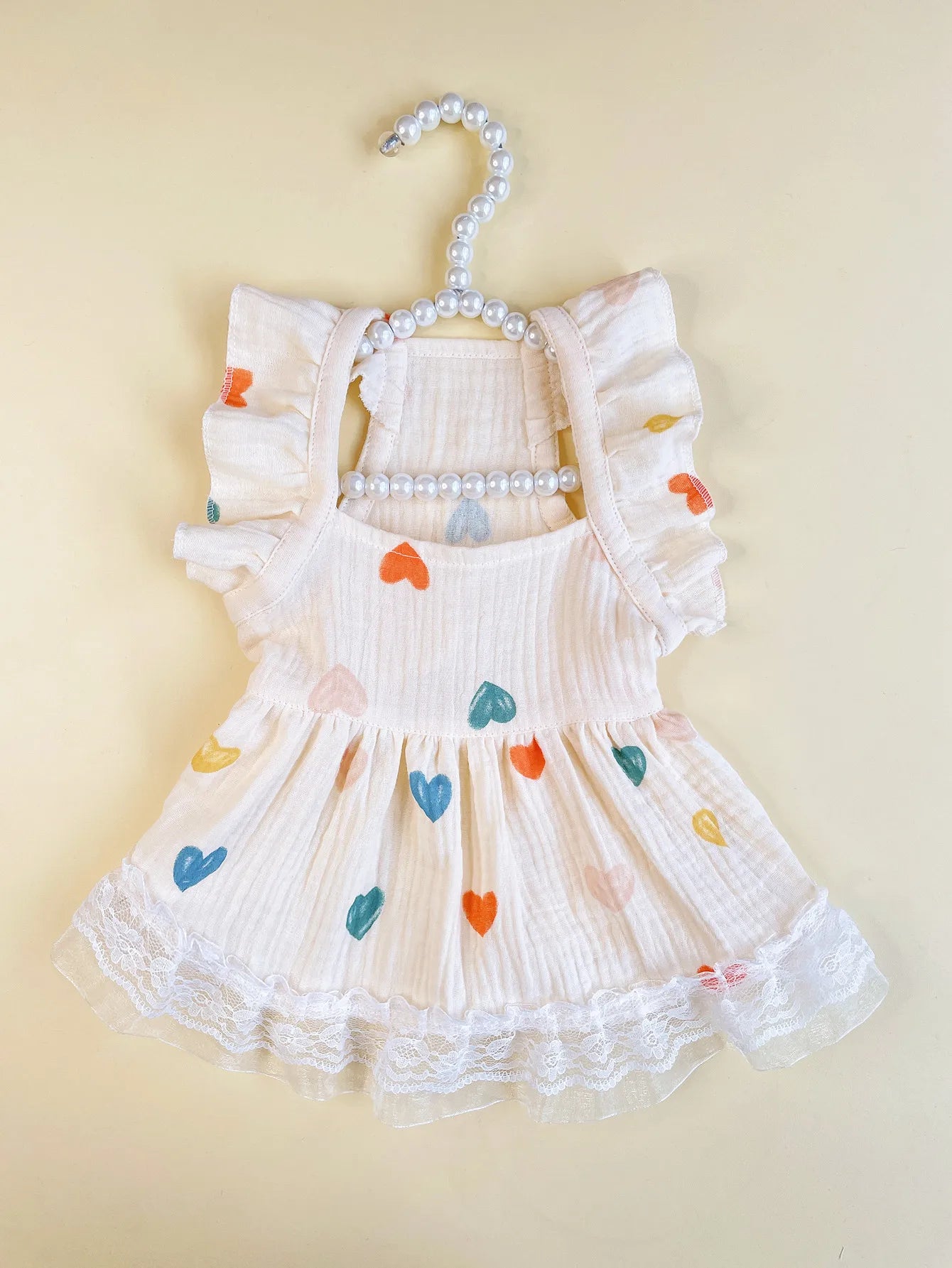 Adorable Heart Pattern Baby Dress – Comfortable Everyday Outfit