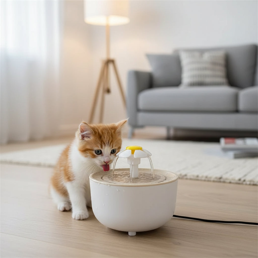 Pets Water Fountain Auto Filter USB Electric Mute Cat Drinker Bowl 1200mL Recirculate Filtring Drinker for Cats Water Dispenser