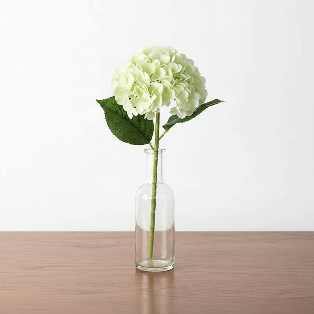 Real Touch Artificial Hydrangea Flowers – 3D Latex Bridal Bouquet Décor