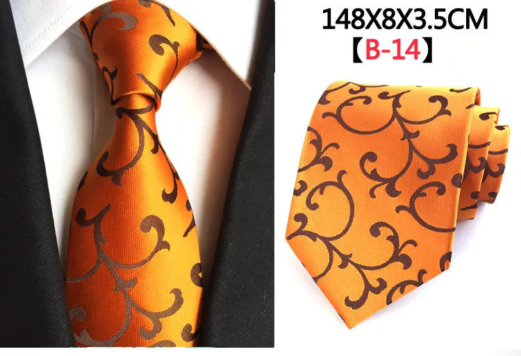 Cravate Homme en Soie 8 cm – Motif Floral Vert et Bleu, Jacquard, pour Costume, Mariage, Fête, Affaires, Cravate Formelle et Cadeau