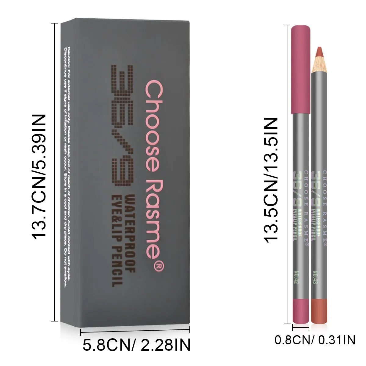 Set 12 Crayons à Lèvres Velours Mat – Longue Tenue, Teintes Polyvalentes, Maquillage des Lèvres, Couleurs Baies, Marron et Rose