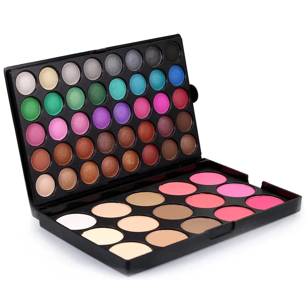 Coffret maquillage complet multi-fonction femme waterproof fards à paupières blush bronzer contour